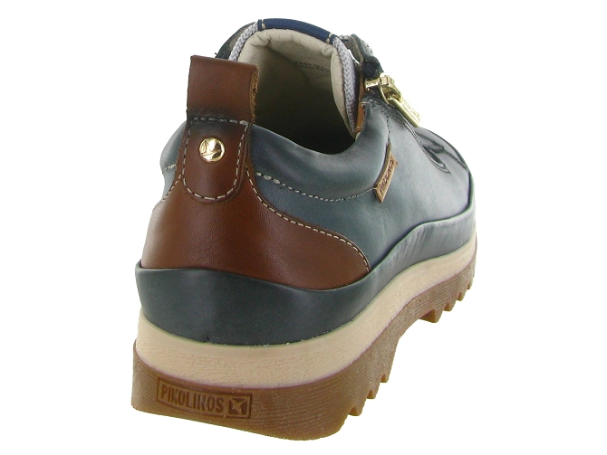 chaussures a lacets - Lacets détente - femme - Cuir - Bleu - Pikolinos5688002_5