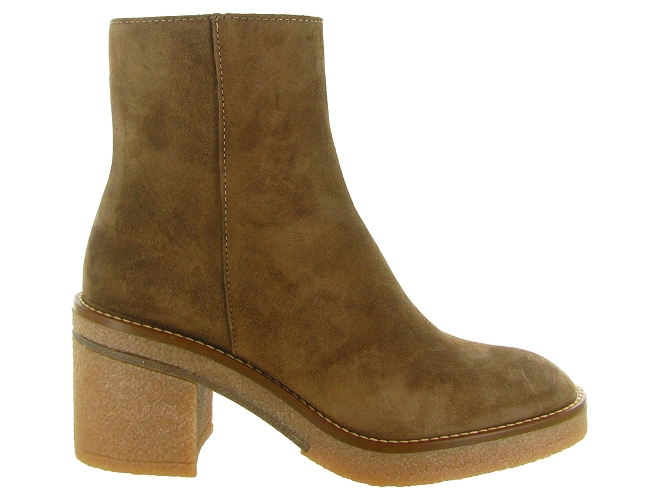 bottines et boots - Casual - femme - Nubuck - Camel - Alpe5689302_2