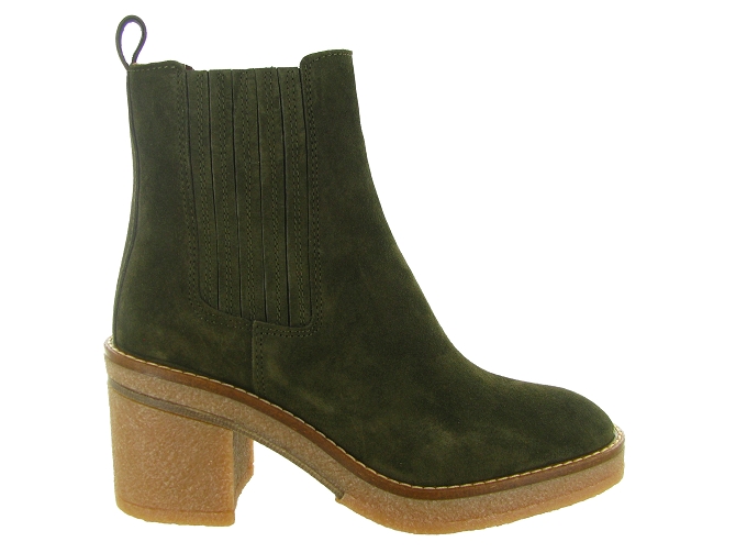 bottines et boots - Casual - femme - Nubuck - Kaki - Alpe5689303_2