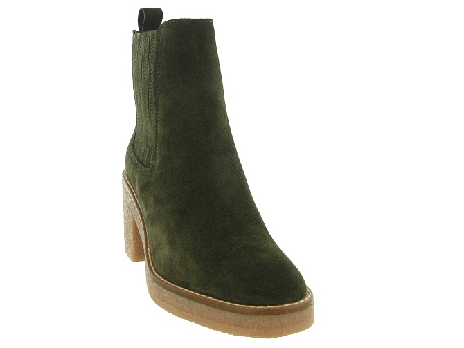 bottines et boots - Casual - femme - Nubuck - Kaki - Alpe5689303_3