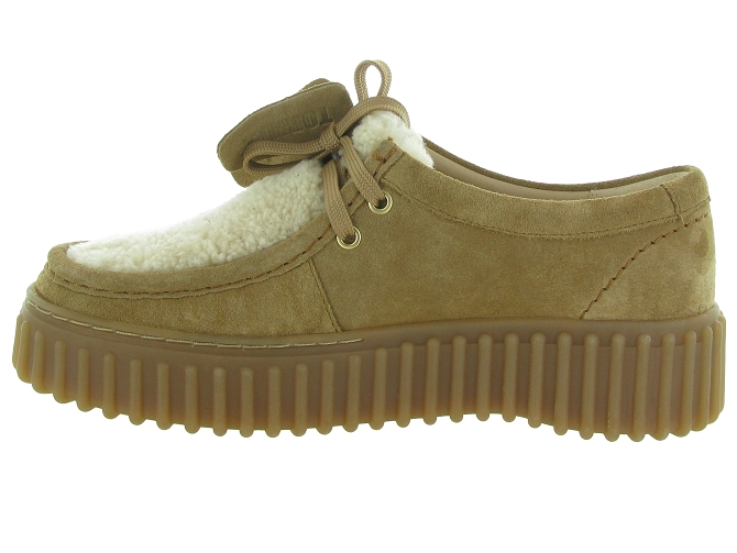 chaussures a lacets - Derby chic - femme - Nubuck - Beige - Clarks5689802_4