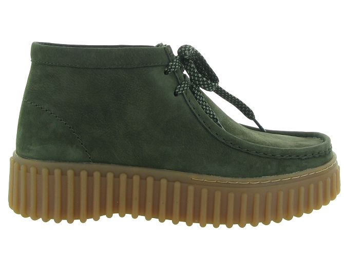 chaussures a lacets - Lacets détente - femme - Nubuck - Kaki - Clarks5690002_2