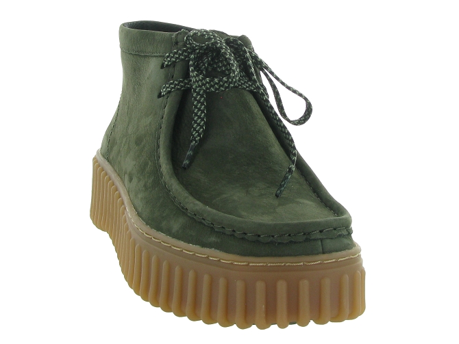 chaussures a lacets - Lacets détente - femme - Nubuck - Kaki - Clarks5690002_3