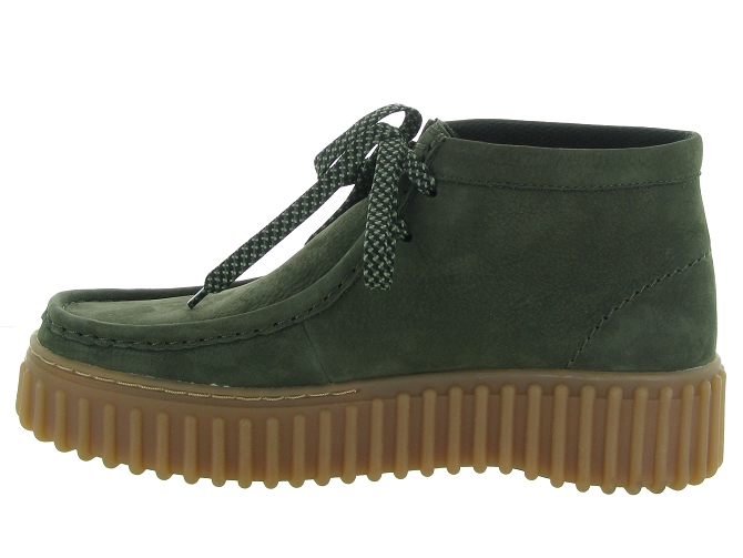 chaussures a lacets - Lacets détente - femme - Nubuck - Kaki - Clarks5690002_4