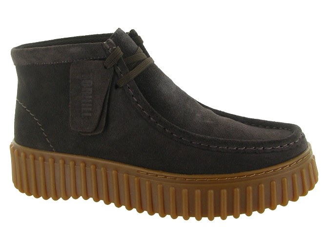 chaussures a lacets - Détente - femme - Nubuck - Marron - Clarks