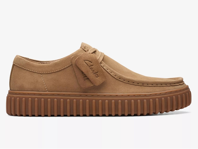 chaussures a lacets - Confort et décontracté - homme - Cuir - Beige - Clarks5691501_2