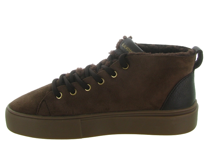 apres ski bottes fourrees - Bottine chaude - femme - Nubuck - Marron - Black stone5693603_3