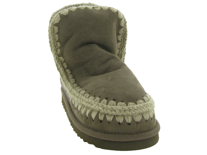 apres ski bottes fourrees - Bottine chaude - femme - Nubuck - Taupe - Mou5695902_3