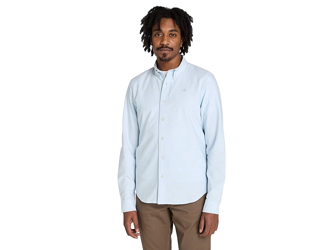 chemise - MANCHE LONGUE - vetement homme -  - Bleu - Timberland
