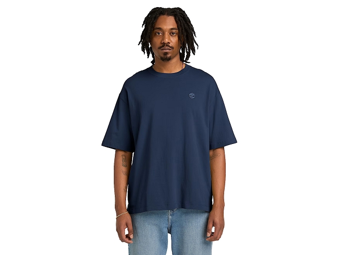 tee shirt - MANCHE COURTE - vetement homme -  - Bleu - Timberland5700802_2