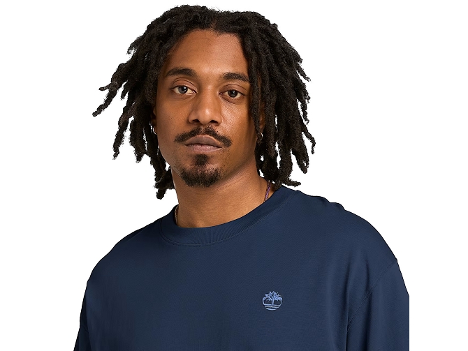 tee shirt - MANCHE COURTE - vetement homme -  - Bleu - Timberland5700802_3