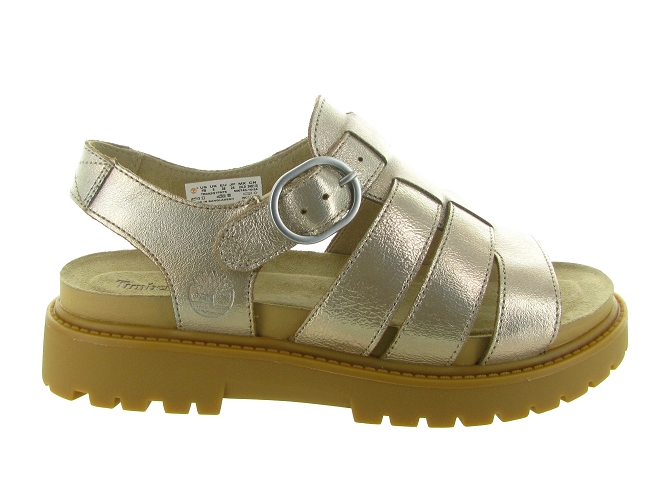 sandales et nu pieds - Confort - femme - Cuir - Or - Timberland5703801_2