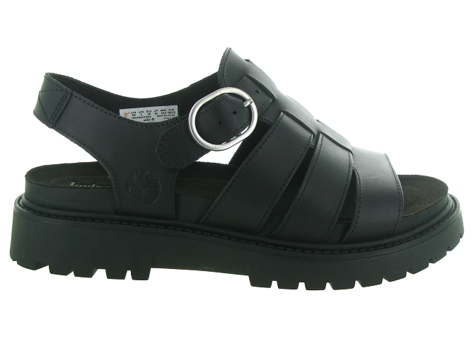 sandales et nu pieds - Confort - femme - Cuir - Noir - Timberland5704501_2