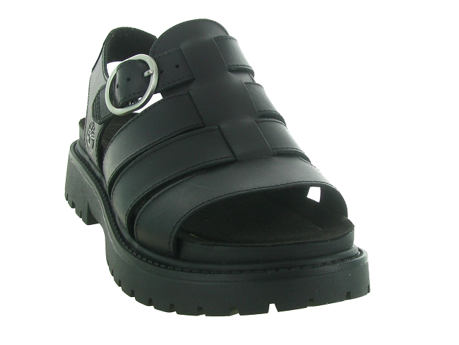 sandales et nu pieds - Confort - femme - Cuir - Noir - Timberland5704501_3