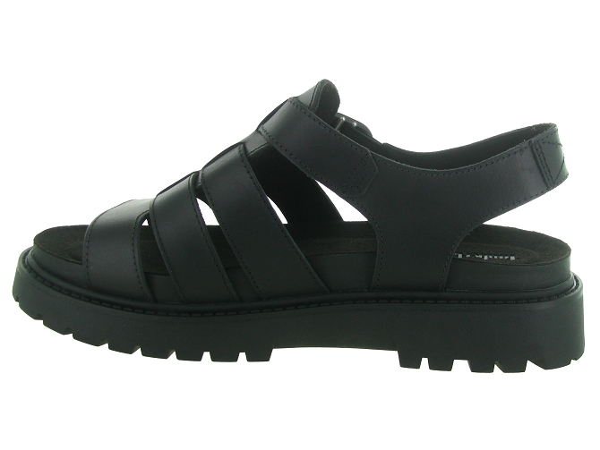 sandales et nu pieds - Confort - femme - Cuir - Noir - Timberland5704501_4