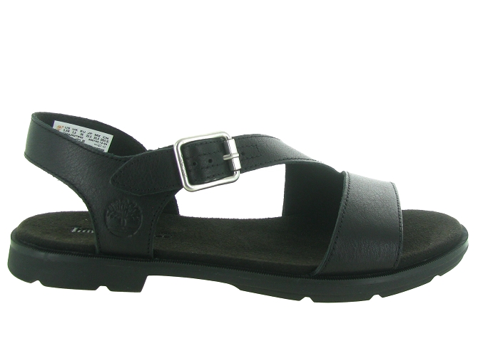 sandales et nu pieds - Confort - femme - Cuir - Noir - Timberland5704601_2