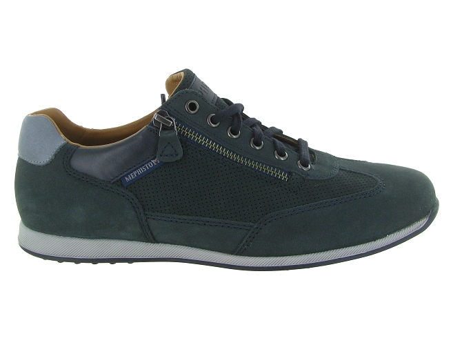 baskets et sneakers - Confort - homme - Cuir - Bleu Marine - Mephisto5708102_2