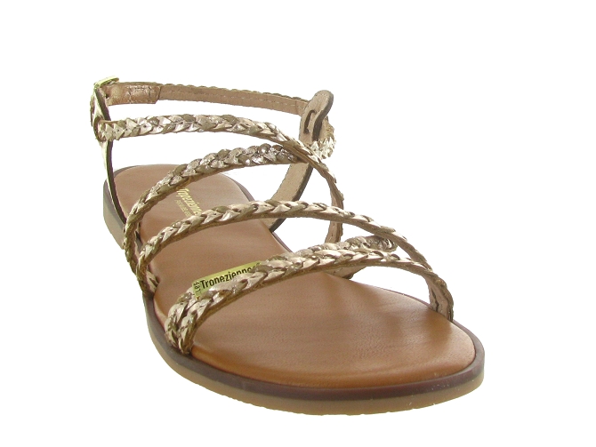 sandales et nu pieds - Confort - femme - Cuir - Or - Les tropeziennes5712601_3