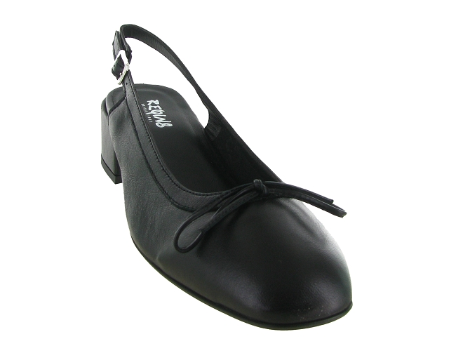 ballerines - Ballerine plate - femme - Cuir - Noir - Reqins5713701_3