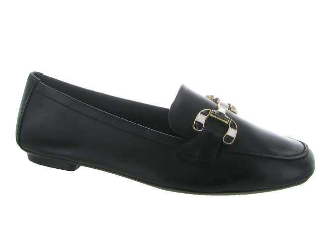 mocassins - Elégant - femme - Nubuck - Noir - Reqins