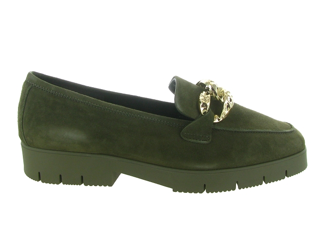 mocassins - Elégant - femme - Nubuck - Kaki - Reqins5714102_2