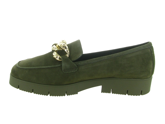 mocassins - Elégant - femme - Nubuck - Kaki - Reqins5714102_4
