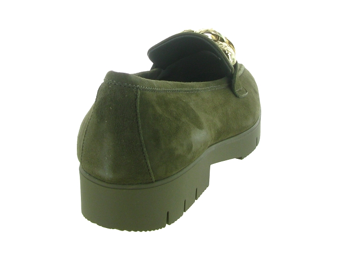 mocassins - Elégant - femme - Nubuck - Kaki - Reqins5714102_5