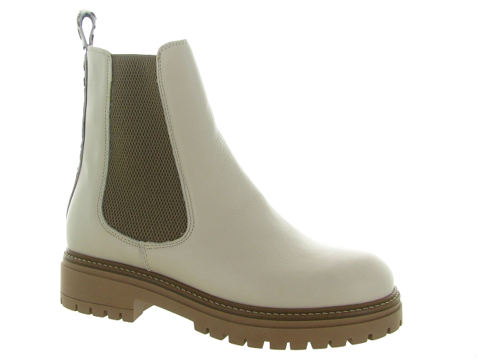 apres ski bottes fourrees - Bottine chaude - femme - Cuir - Beige - Armando