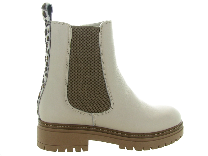 apres ski bottes fourrees - Bottine chaude - femme - Cuir - Beige - Armando5716601_2