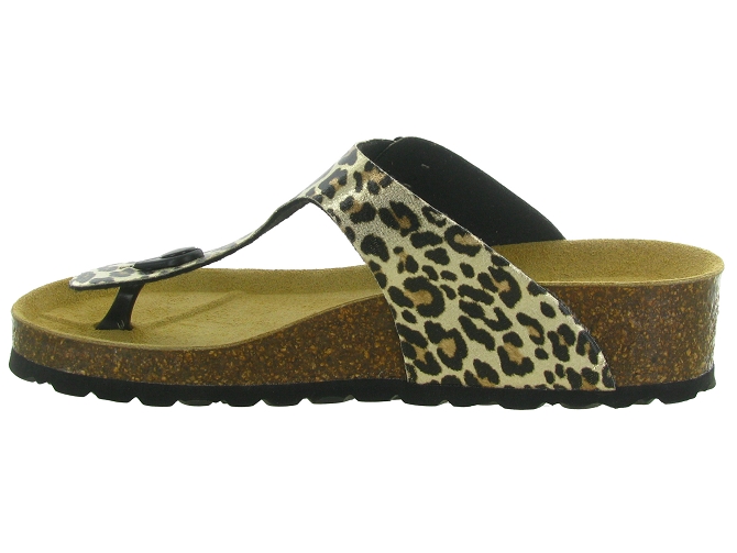 sandales et nu pieds - Mule Sabot - femme - Cuir - Léopard - Armando5720102_4