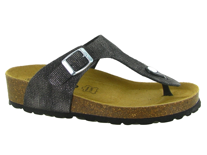 sandales et nu pieds - Mule Sabot - femme - Cuir - Noir - Armando