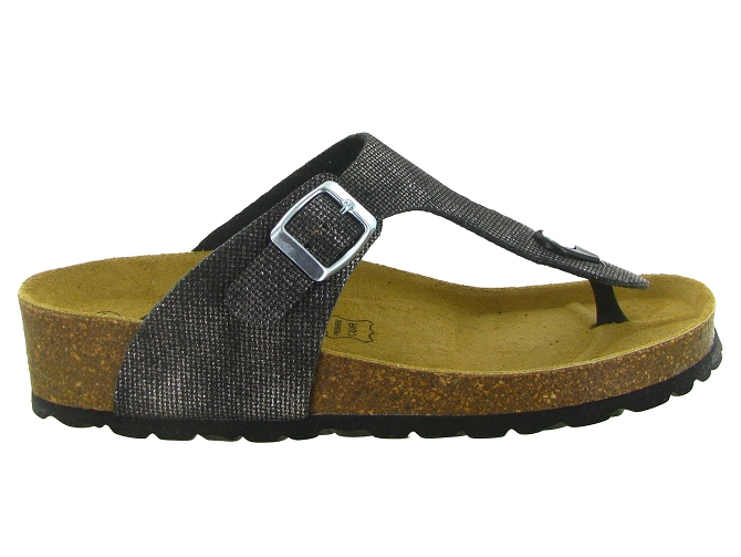 sandales et nu pieds - Mule Sabot - femme - Cuir - Noir - Armando5720103_2