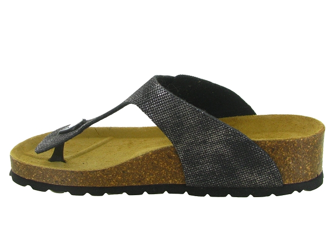 sandales et nu pieds - Mule Sabot - femme - Cuir - Noir - Armando5720103_4