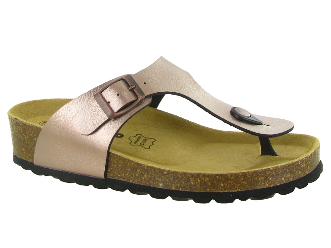 sandales et nu pieds - Mule Sabot - femme - Cuir - Bronze - Armando