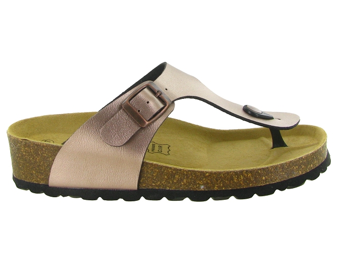 sandales et nu pieds - Mule Sabot - femme - Cuir - Bronze - Armando5720104_2