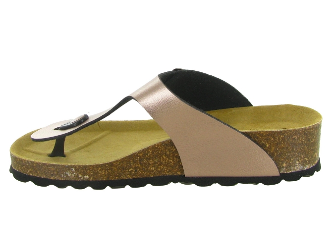 sandales et nu pieds - Mule Sabot - femme - Cuir - Bronze - Armando5720104_4