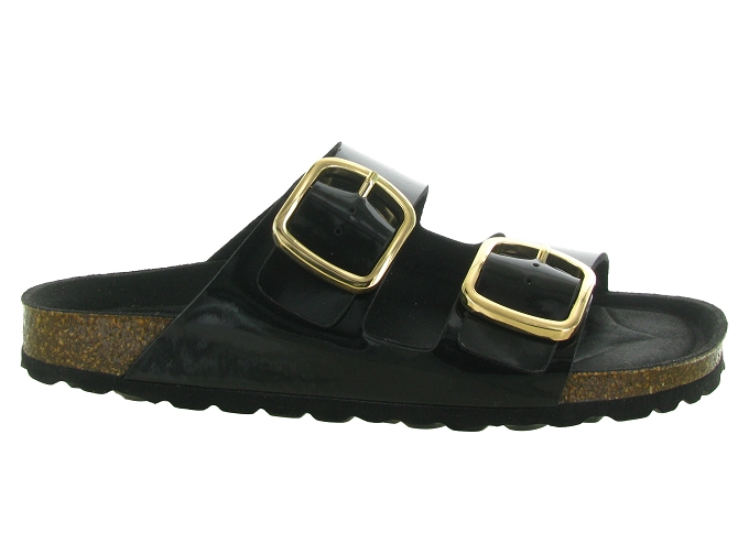 sandales et nu pieds - Mule Sabot - femme - Cuir - Noir - Armando5720201_2