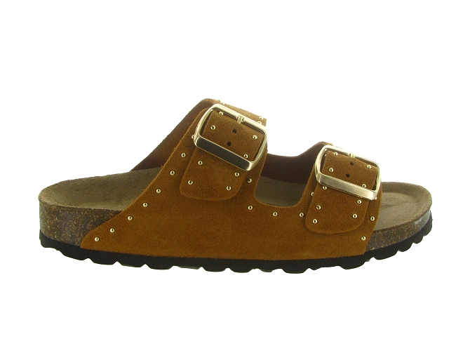 sandales et nu pieds - Mule Sabot - femme - Synthétique - Camel - Armando5720301_2
