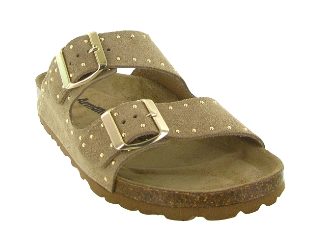 sandales et nu pieds - Mule Sabot - femme - Synthétique - Beige - Armando5720302_3