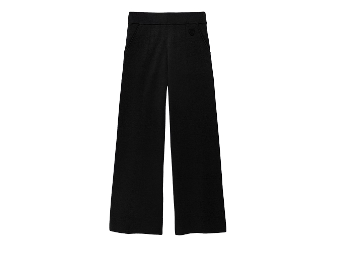 pantalon - DROIT - vetement femme - Textile - Noir - Gertrude