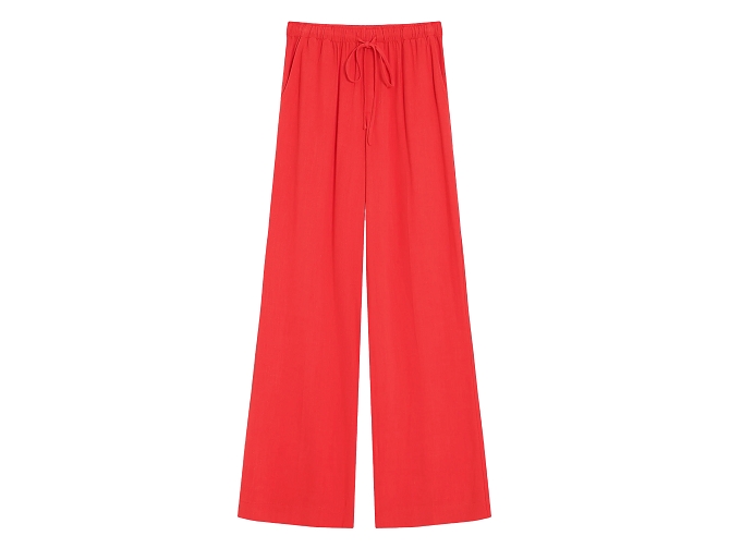 pantalon - DROIT - vetement femme - Textile - Orange - Grace and mila