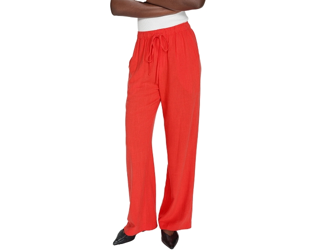 pantalon - DROIT - vetement femme - Textile - Orange - Grace and mila5722402_2