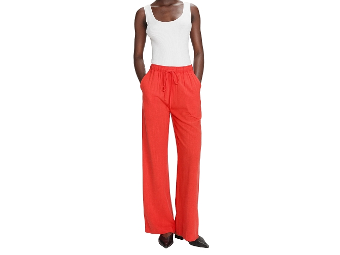 pantalon - DROIT - vetement femme - Textile - Orange - Grace and mila5722402_3