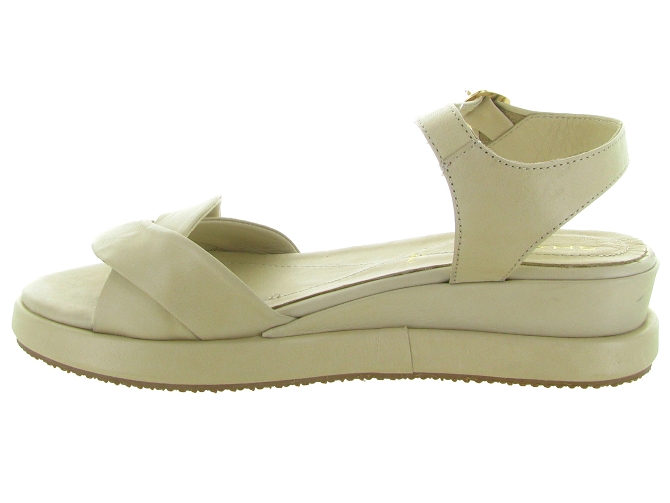 sandales et nu pieds - Confort - femme - Cuir - Beige - Shaddy5724001_4