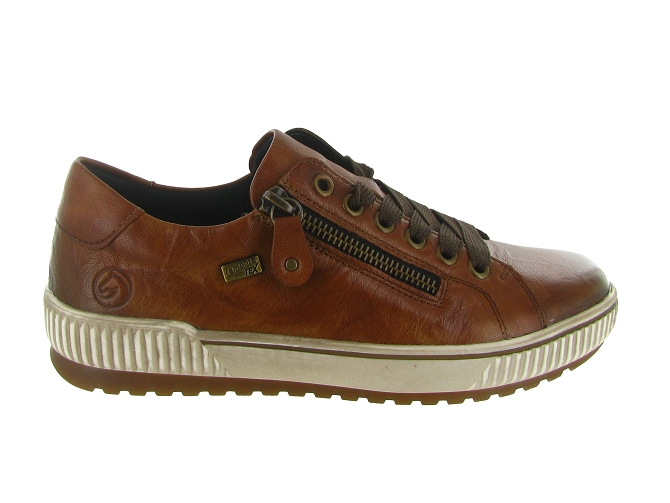 chaussures a lacets - Détente - femme - Cuir - Marron - Remonte5726301_2