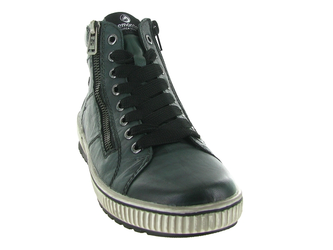 chaussures a lacets - Détente - femme - Cuir - Vert - Remonte5726401_3