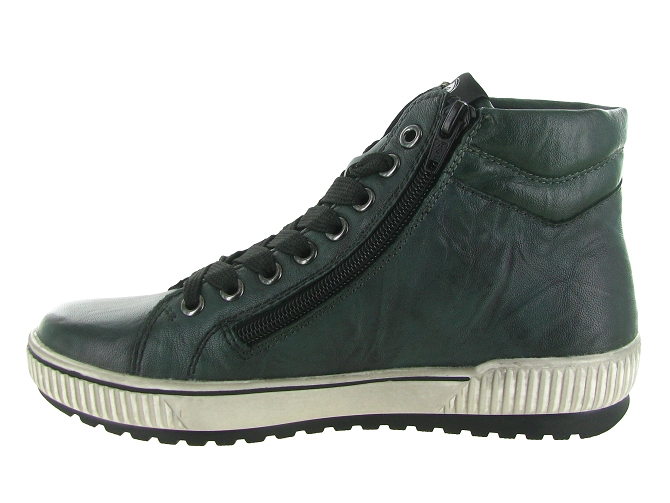 chaussures a lacets - Détente - femme - Cuir - Vert - Remonte5726401_4