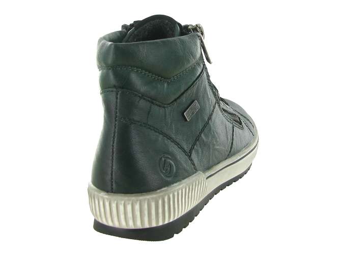 chaussures a lacets - Détente - femme - Cuir - Vert - Remonte5726401_5