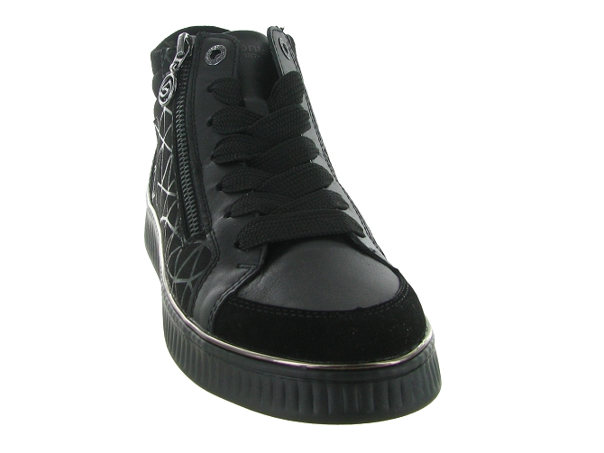 baskets et sneakers - Montante - femme - Cuir - Noir - Remonte5726801_3
