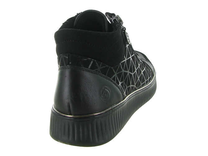 baskets et sneakers - Montante - femme - Cuir - Noir - Remonte5726801_5
